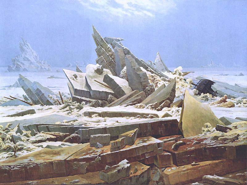 Caspar David Friedrich The Sea of Ice Sweden oil painting art